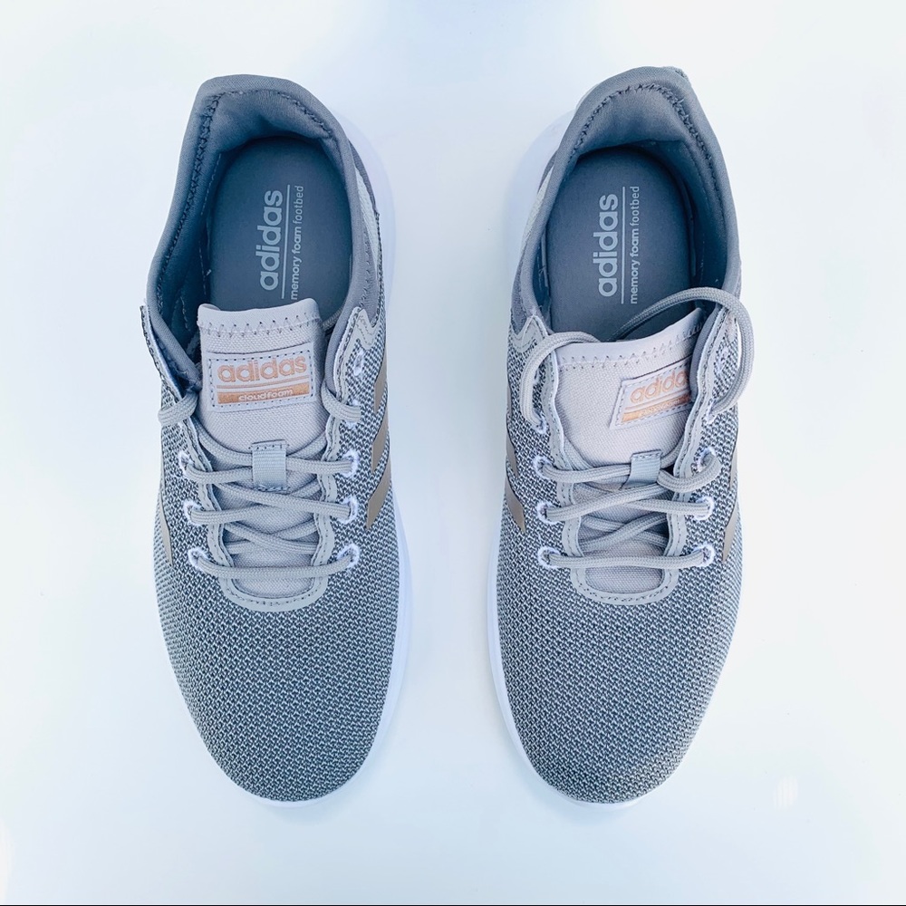 adidas CLOUDFOAM QT FLEX SHOES women’s GREY - Picture 4 of 10